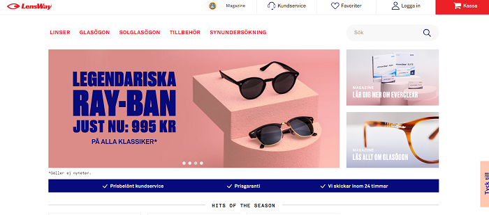 Köp dina linser och glasögon enkelt hos LensWay