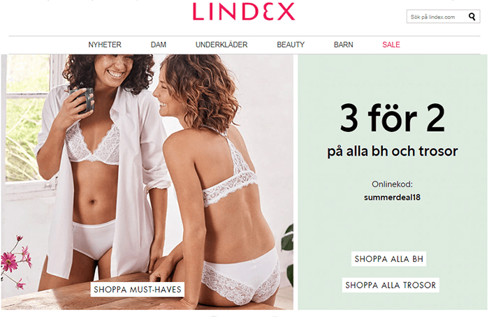 Lindex - fantastisk shopping online