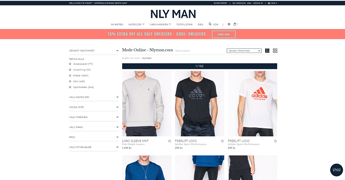 Stilsäkra plagg för mannen