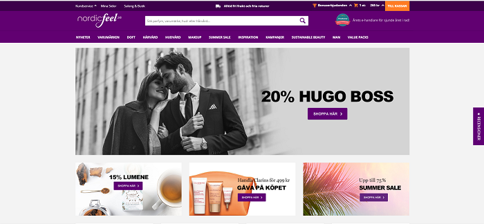 Högkvalitativa parfymer och skönhetsprodukter