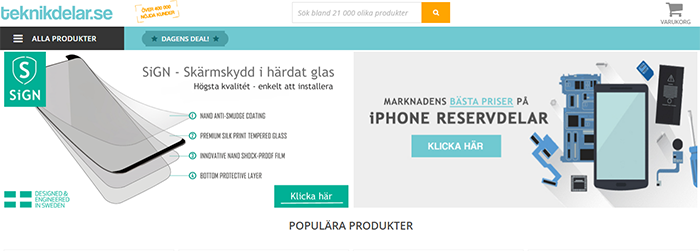 Teknikdelar kampanj
