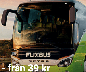 Bussresor från 39 kr