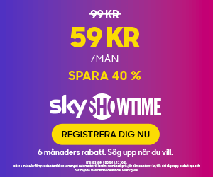 SkyShowTime: Spara 40%!