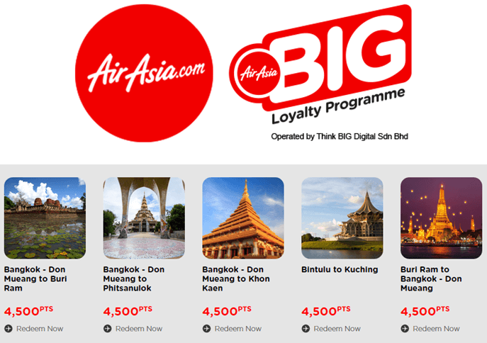 loyalty programme at AirAsia loyalty programme at AirAsia