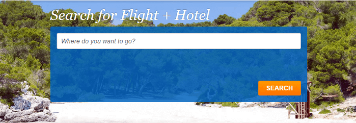 search for flight and hotel deals