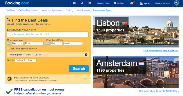 Booking.com discount coupon