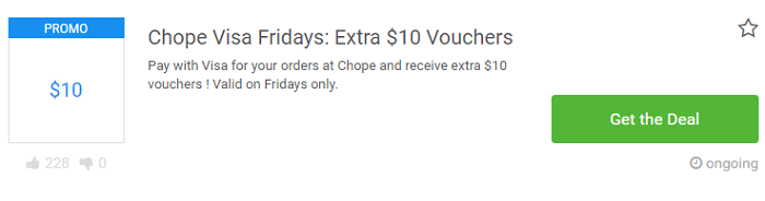 Chope deals