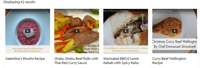 Cold Storage's recipes