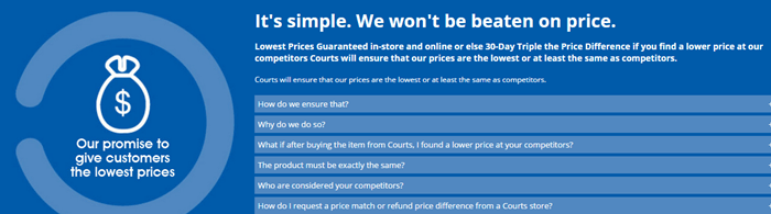 best prices at Courts best prices at Courts