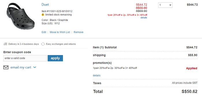 Crocs discount codes hot sale
