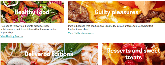 Deliveroo Types