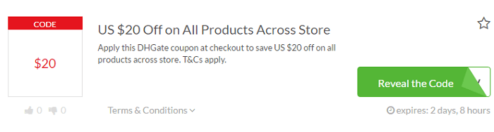 Promotions at DHGate Coupon Codes at DHGate