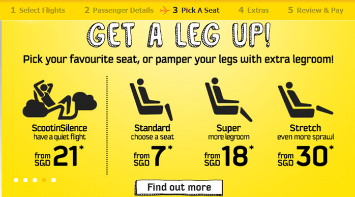 Pick your favorite seat