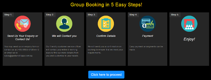 Golden Village group booking Golden Village group booking