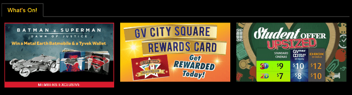 What's on Golden Village Best offers at Golden Village