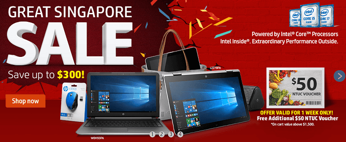 Great Singapore Sale offers at HP GSS on HP