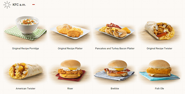 Start your day with KFC and our deals! Start your day with KFC