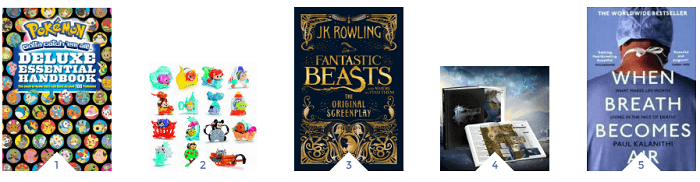 Bestsellers at the bookseller's