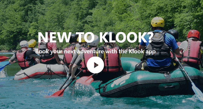 Sign up for Klook
