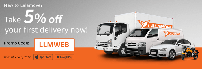 Look through Lalamove's front page