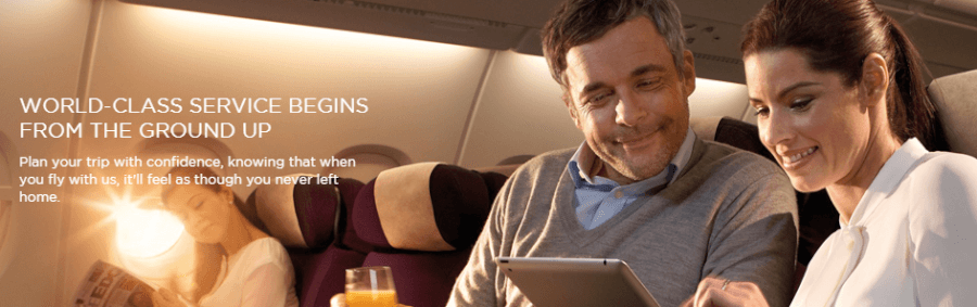 Malaysia Airlines' advice page