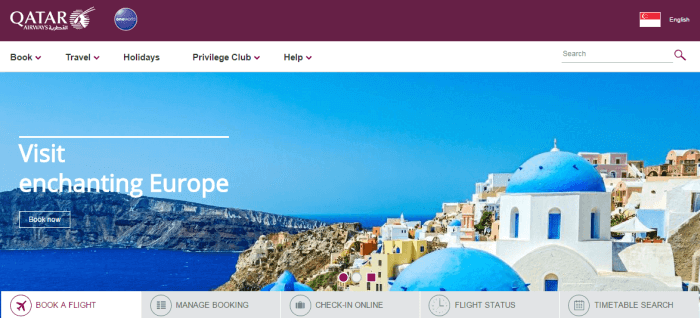 Qatar Homepage