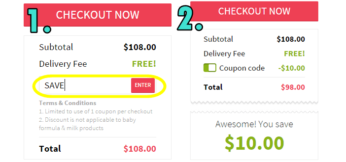 promotion codes Redmart