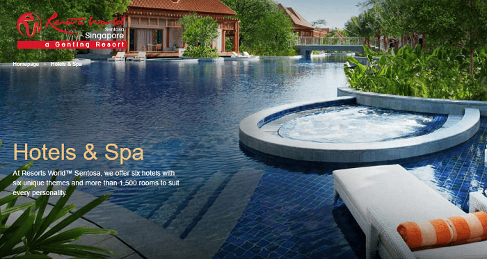 RWS hotel and relaxation venues