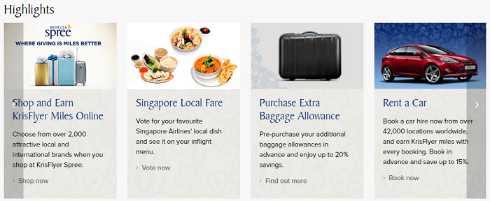 Highlights of flying with Singapore Airlines
