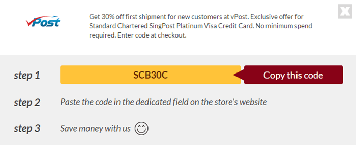 start your shopping at Picodi shop at vPost with Picodi.sg