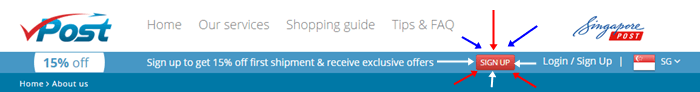 sign up at vPost sign up at vPost and enjoy easy and hassle-free shopping