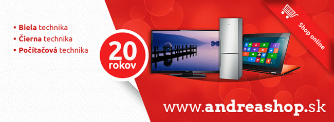 Andrea Shop nie je na trhu nováčikom, je to obchod s viac ako 20 ročnými skúsenosťami