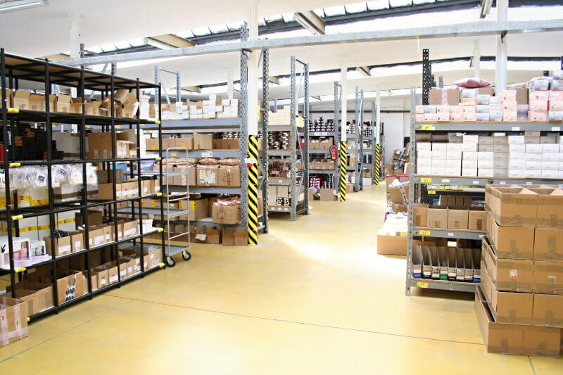 Sklad predajne Astratex