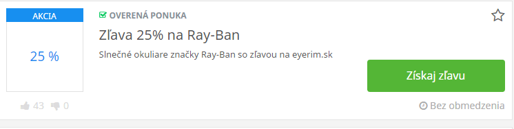 ako na zlavu eyerim