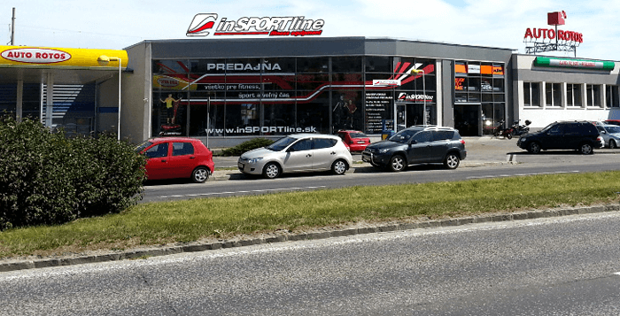 Na Slovensku sa nachádzajú tri predajne Insportline - v Bratislave, v Košiciach a v Trenčíne