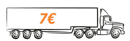 Doručenie len za 7 euro