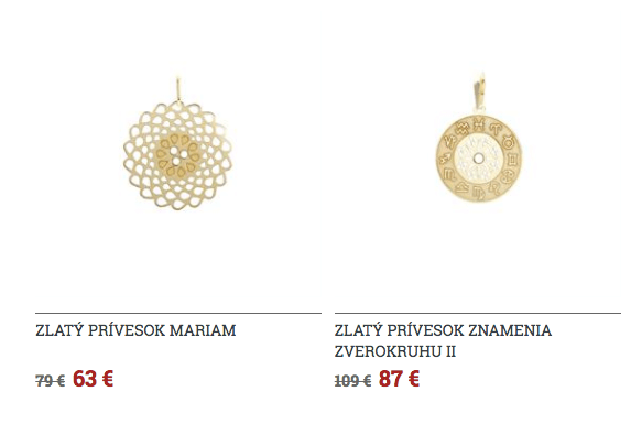 zlaté náušnice najzlato