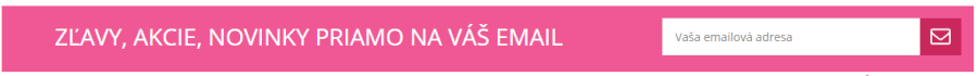 miesto na odber noviniek Parfém plus