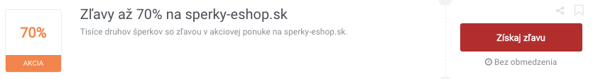 Ako uplatniť zľavový kód v Sperky eshop?