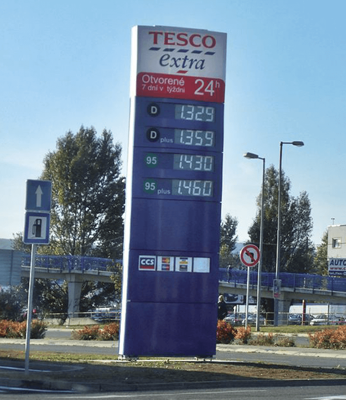 Dotankovať svoje auto môžete i na čerpacích staniciach Tesco