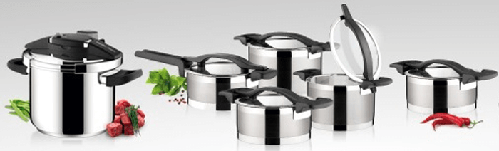 Nová sada kvalitných antikorových hrncov vhodná pre každý druh sporáku (plynový, elektrický, sklokeramický, halogénový aj indukčný)