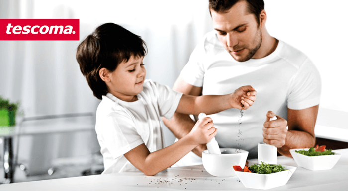 Naši najmenší tiež dokážu s Tescomou vždy vykúzliť prekvapenie, napríklad pre rodičov