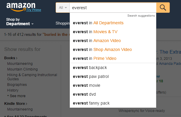 Amazon สินค้าและการบริการ