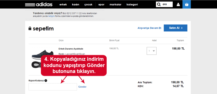 Adidas promosyon kodu imdi Al Mart 2024 Picodi