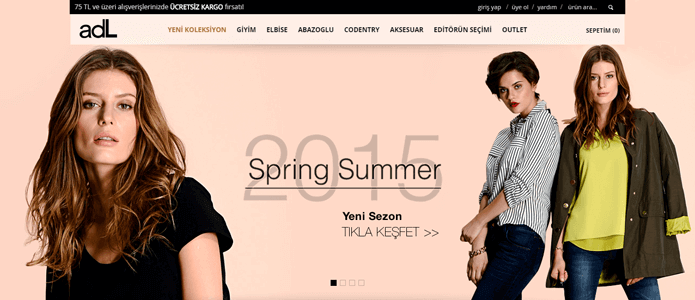 ADL mağazasındaki kategoriler