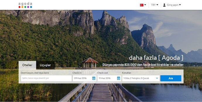 agoda Agoda web sitesi