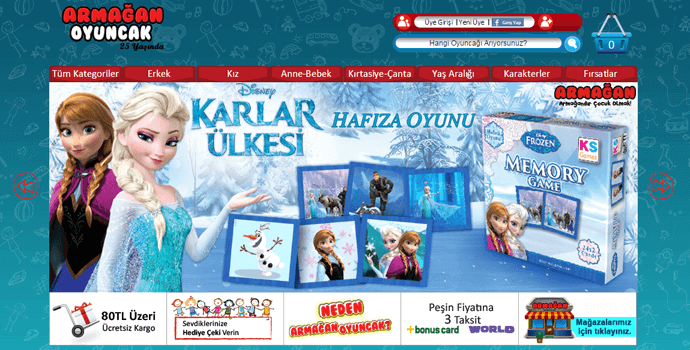 Armağan Oyuncak sitesinden