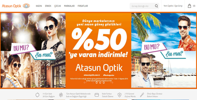 Gecerli Atasun Optik Kampanya 50 Ocak 2021