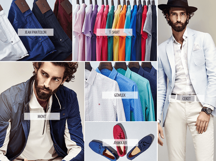 Avva mağazasındaki kategoriler