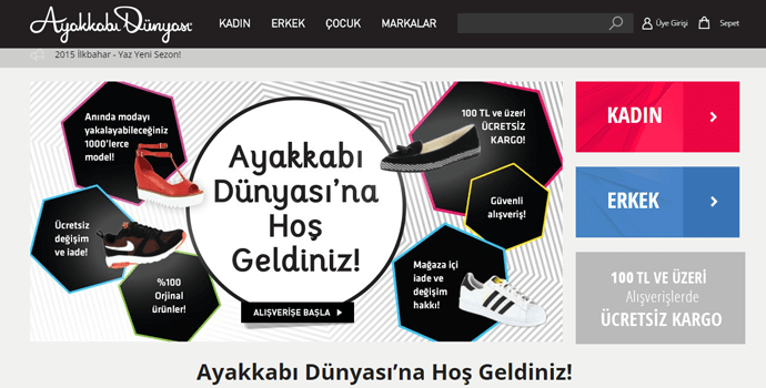 Ayakkabı Dünyası hediye çeki istemez misin? Ayakkabı Dünyası mağazasındaki kategoriler
